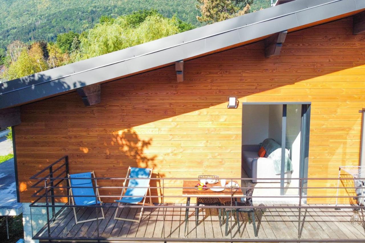 Le Semnoz charmant appartement pour 3 personnes à deux pas du lac! Sévrier Esterno foto